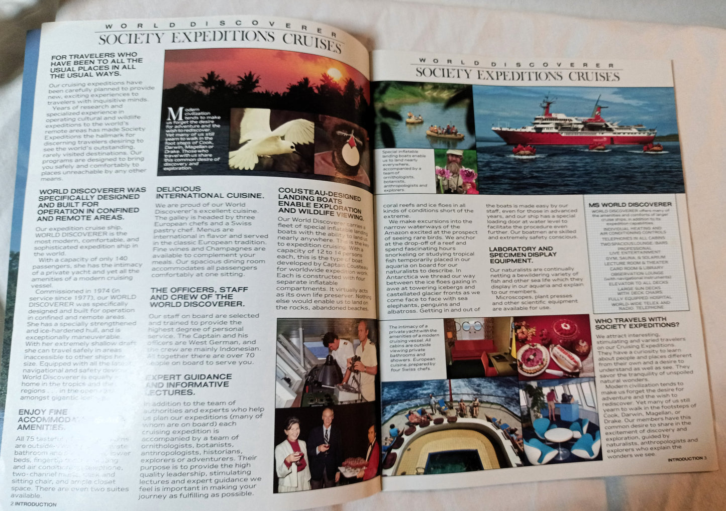 Society Expeditions Cruises ms World Discoverer 1982-83 Brochure - TulipStuff