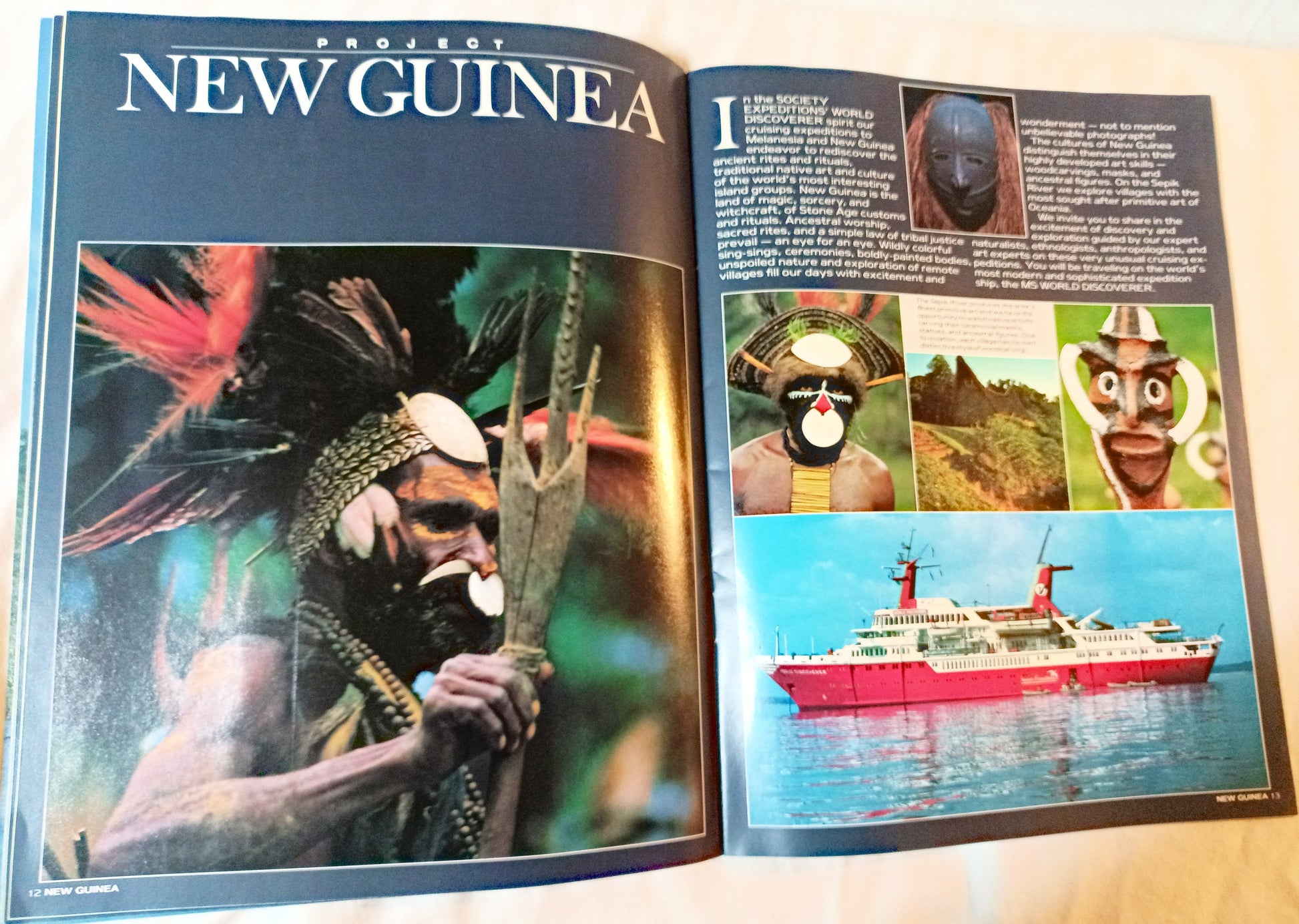 Society Expeditions Cruises ms World Discoverer 1982-83 Brochure - TulipStuff