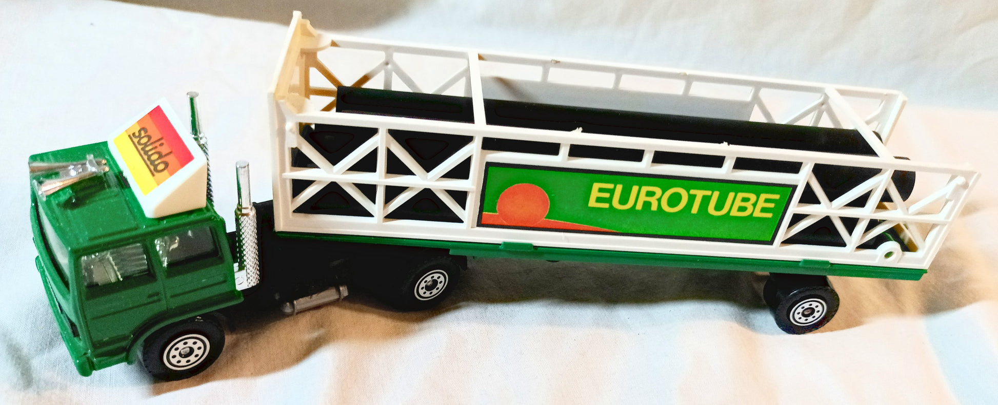 Solido 3503 Renault Saviem Fardier Truck Eurotube Toner Gam III 1982 - TulipStuff