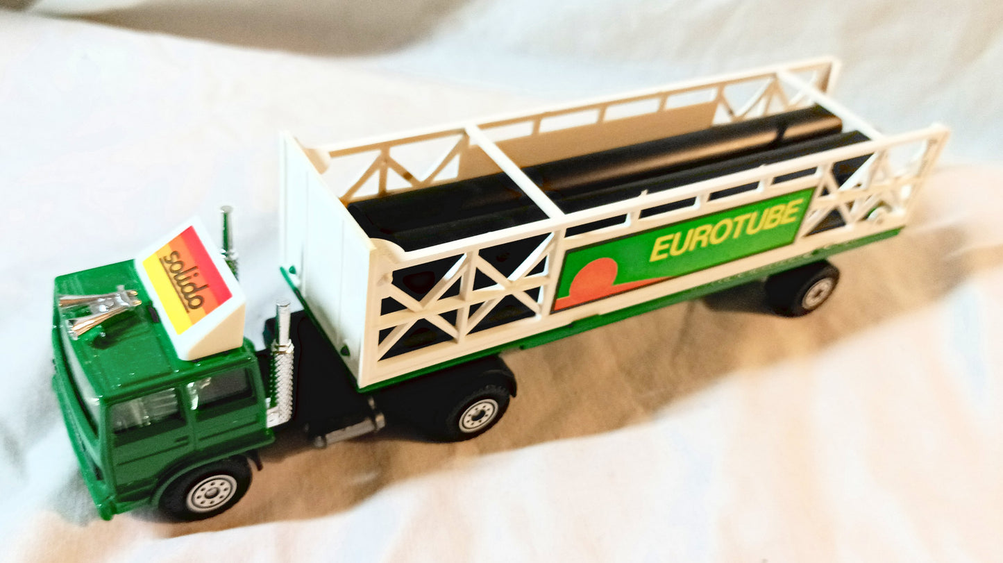 Solido 3503 Renault Saviem Fardier Truck Eurotube Toner Gam III 1982 - TulipStuff