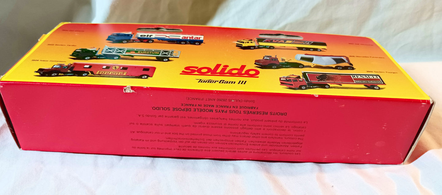 Solido 3503 Renault Saviem Fardier Truck Eurotube Toner Gam III 1982 - TulipStuff