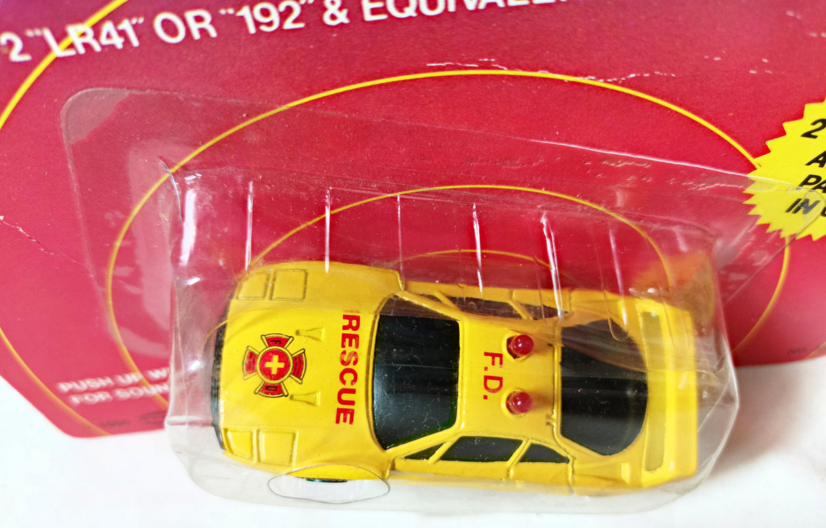 Soma Sound ’N Light F.D. Rescue Ferrari F40 Fire Dept No. 357 1990 - TulipStuff