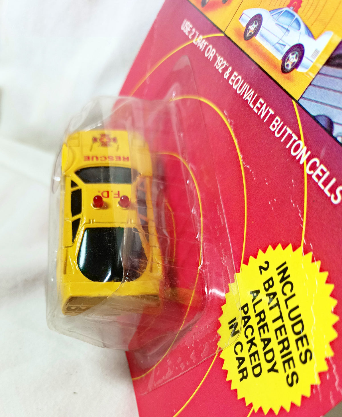 Soma Sound ’N Light F.D. Rescue Ferrari F40 Fire Dept No. 357 1990 - TulipStuff