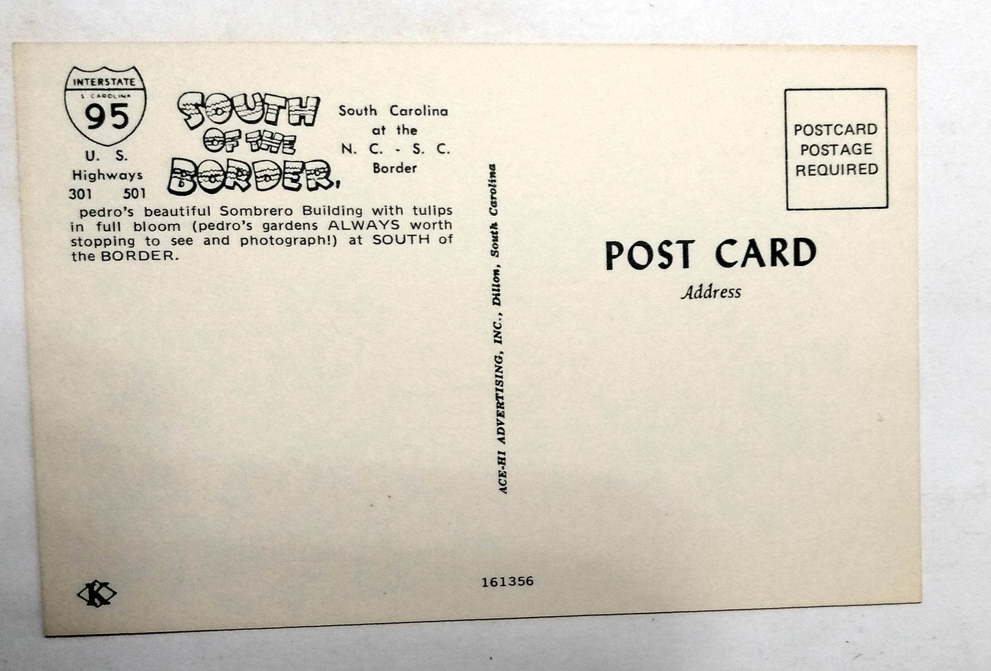 South Of The Border Pedro's Sombrero Building Dillon South Carolina 1970s - TulipStuff