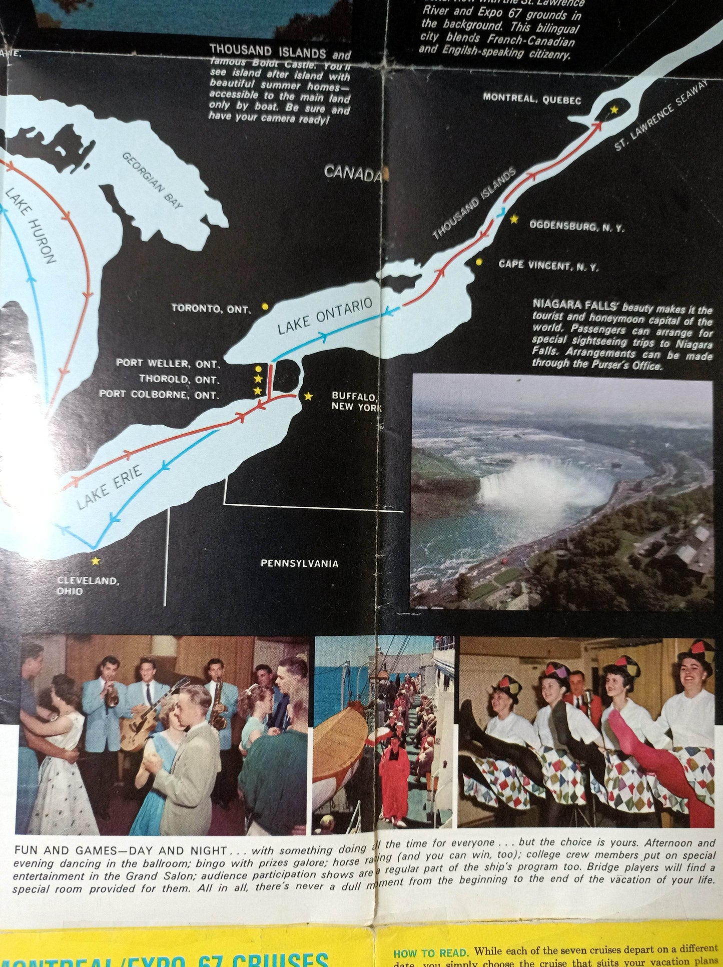 Georgian Bay Line ss South American Great Lakes Expo 67 Brochure - TulipStuff