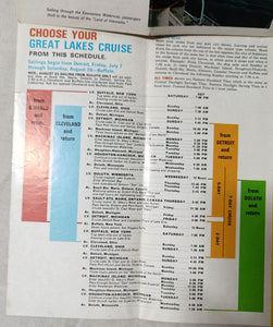 Georgian Bay Line ss South American Great Lakes Expo 67 Brochure - TulipStuff