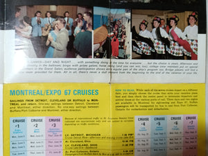 Georgian Bay Line ss South American Great Lakes Expo 67 Brochure - TulipStuff