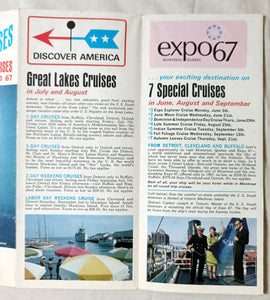 Georgian Bay Line ss South American Great Lakes Expo 67 Brochure - TulipStuff