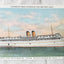 Great Lakes Liner ss South American Georgian Bay Line 1920's Postcard - TulipStuff