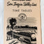Southern Pacific Coast Line San Joaquin Valley Timetables April 1954 - TulipStuff