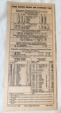 Load image into Gallery viewer, Southern Pacific Coast Line San Joaquin Valley Timetables April 1954 - TulipStuff
