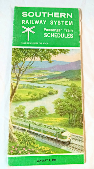 Southern Railway System Passenger Train Schedules 1965 - TulipStuff