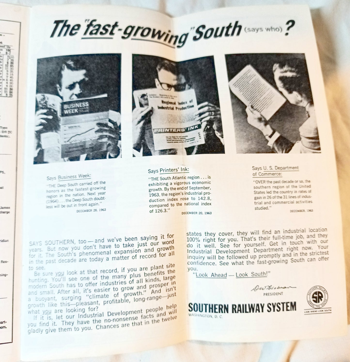 Southern Railway System Passenger Train Schedules 1965 - TulipStuff