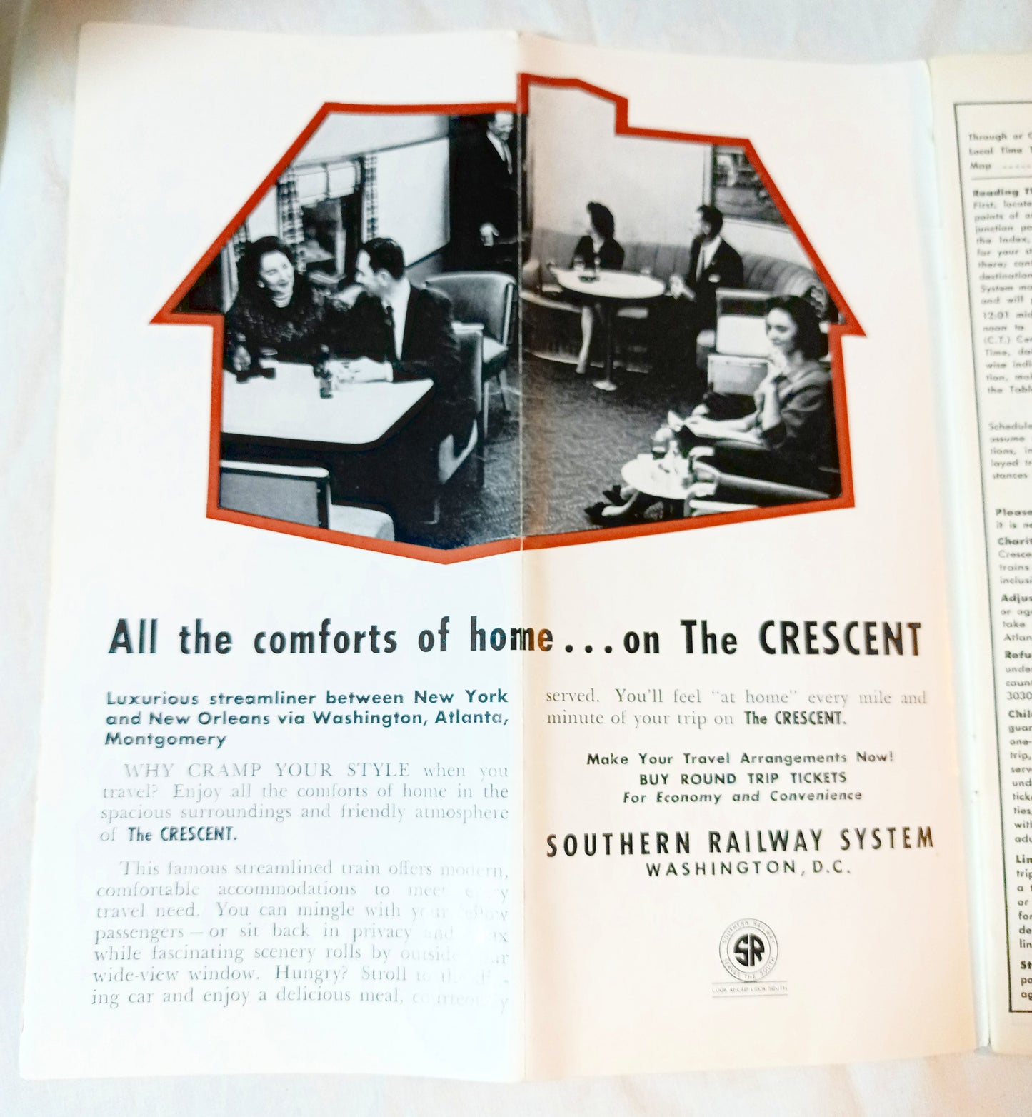 Southern Railway System Passenger Train Schedules 1965 - TulipStuff