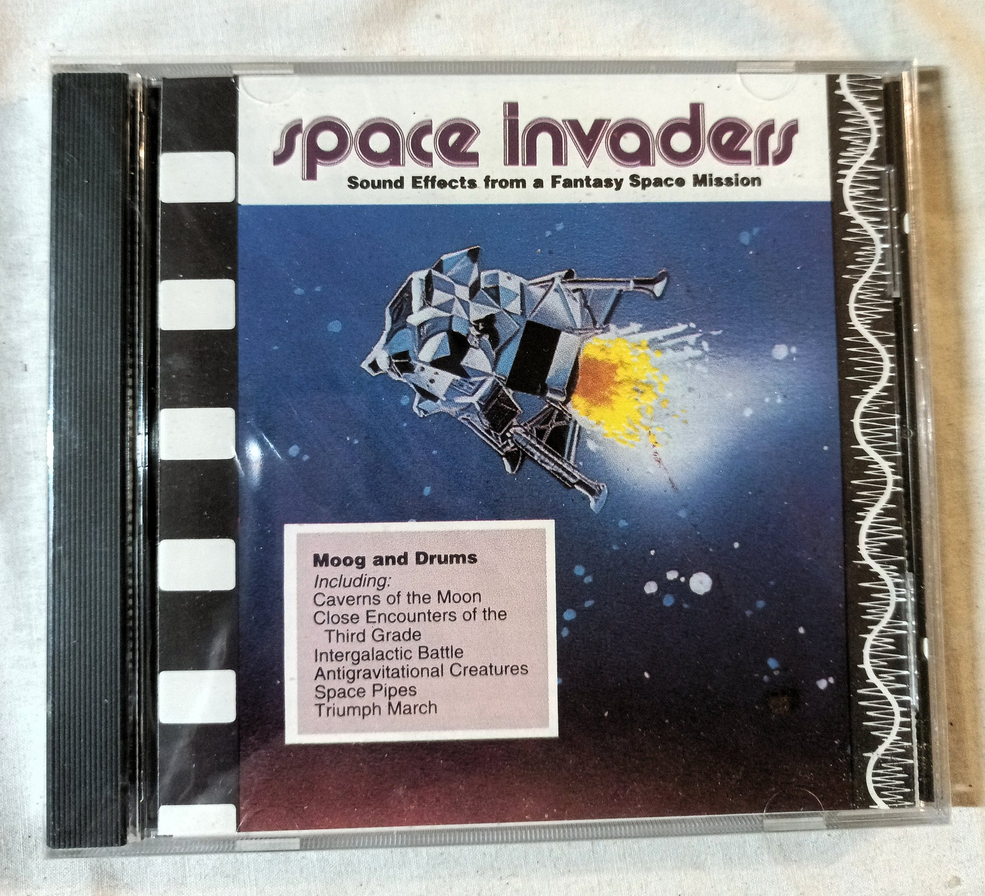Space Invaders - Sound Effects From A Fantasy Space Mission CD 1991 - TulipStuff