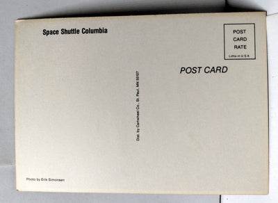 Space Shuttle Columbia Postcard 1980's - TulipStuff