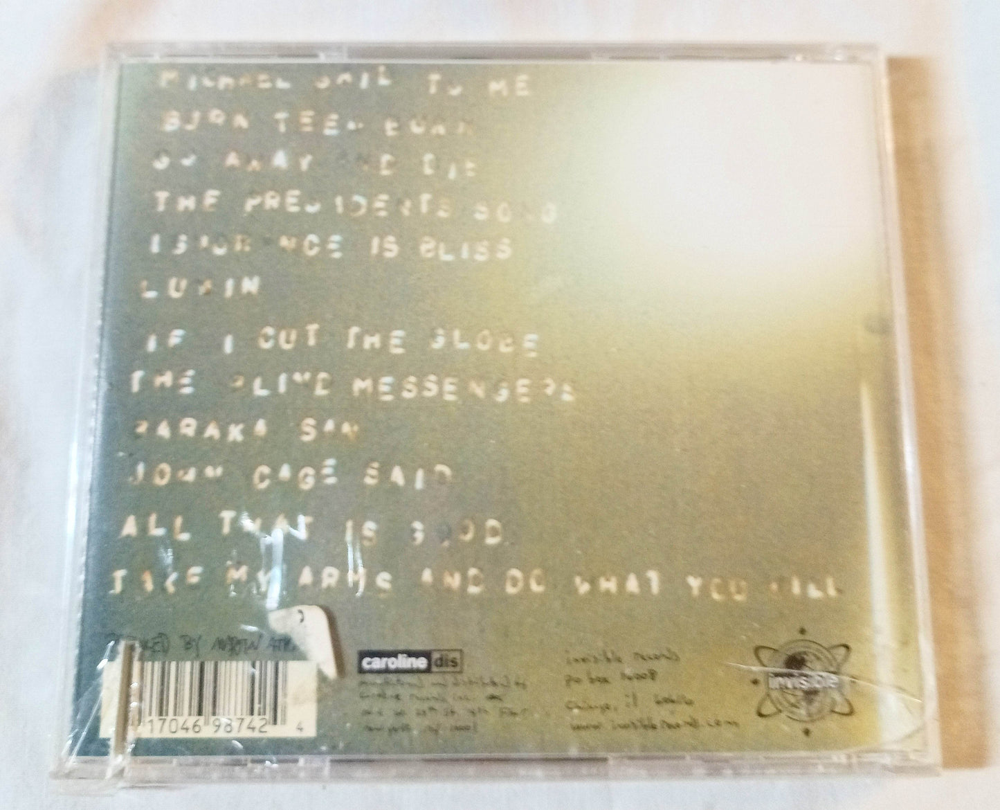 Spasm Smear Industrial Noise Album CD Invisible 1997 - TulipStuff