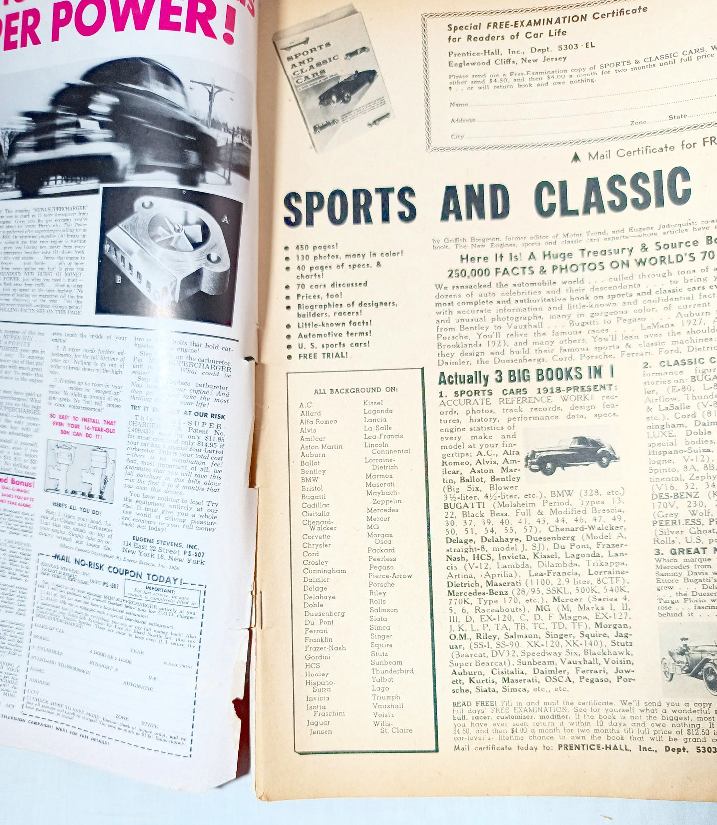 Speed Age Magazine July 1956 Sports Car Comparison Hot Rods Indy - TulipStuff