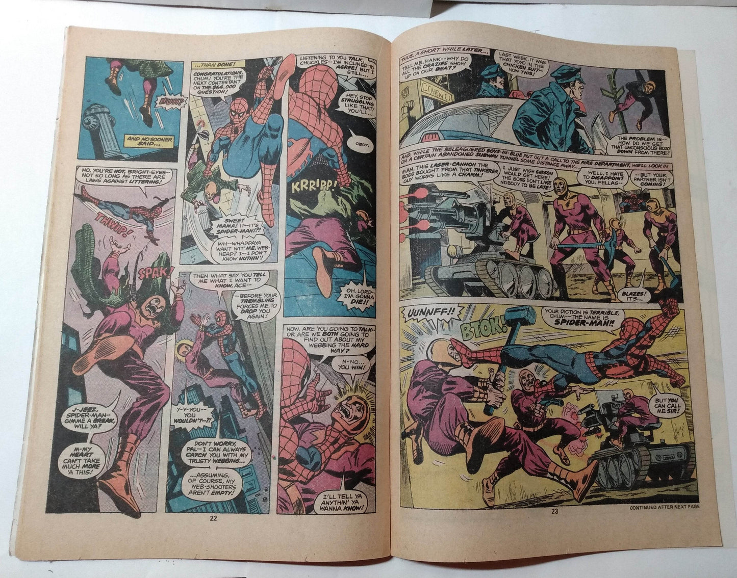 The Amazing Spiderman 169 Marvel Comics June 1977 Confrontation - TulipStuff