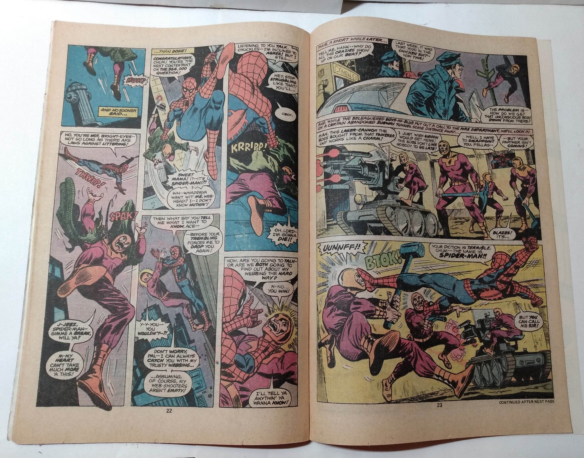 The Amazing Spiderman 169 Marvel Comics June 1977 Confrontation - TulipStuff