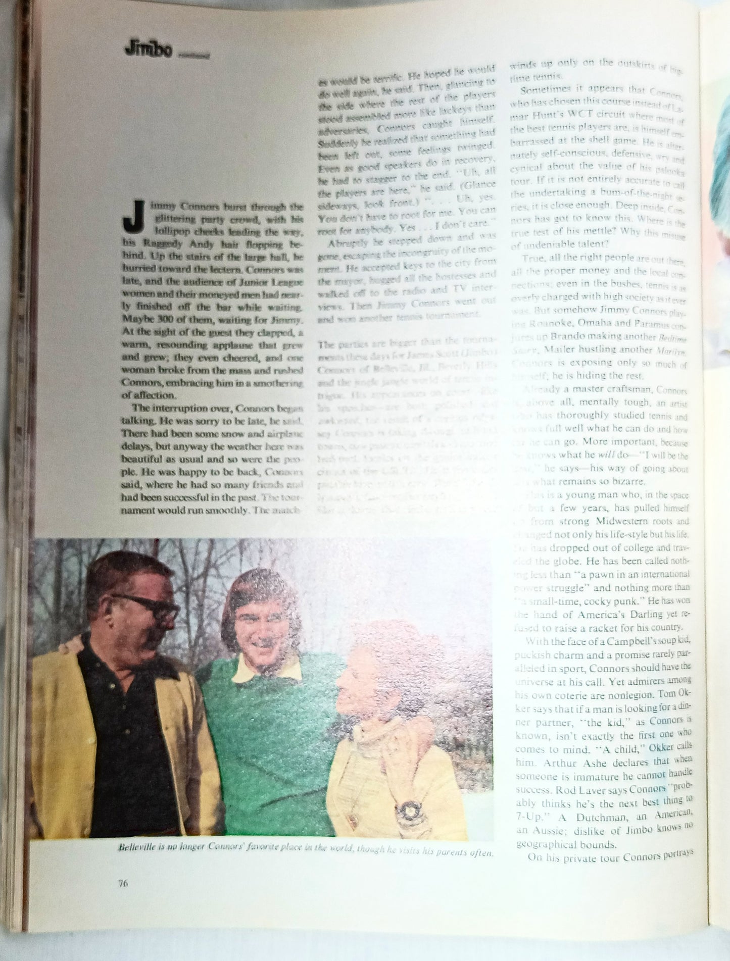 Sports Illustrated March 4th 1974 Jimmy Connors Chris Evert Sam Snead - TulipStuff