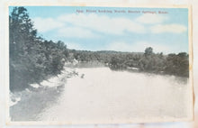 Load image into Gallery viewer, Spring River Looking North Baxter Springs Kansas 1920&#39;s Postcard - TulipStuff
