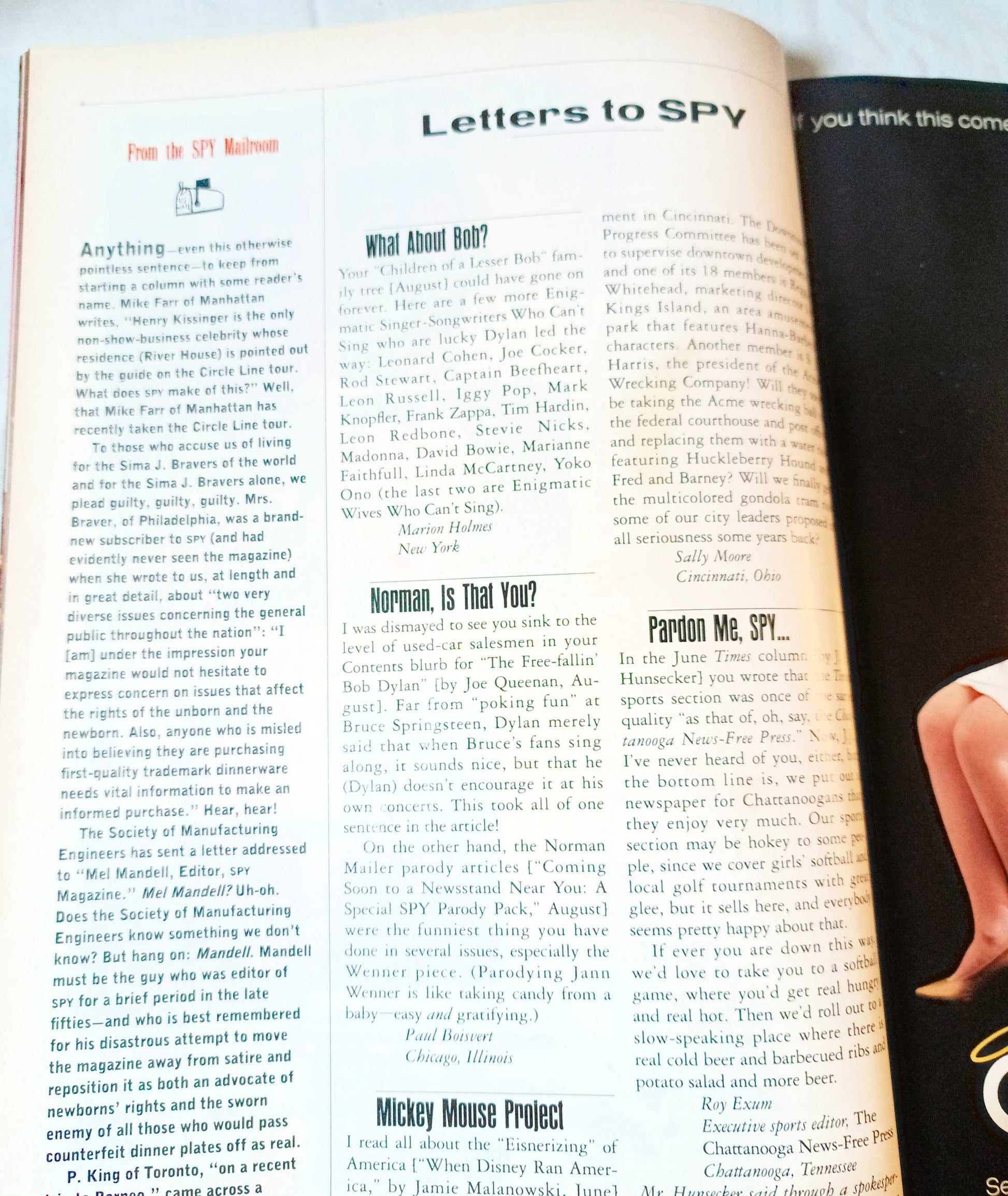 Spy Magazine Oct 1991 5th Anniv Issue Leno Kennedy Babies Comic Spy100 - TulipStuff