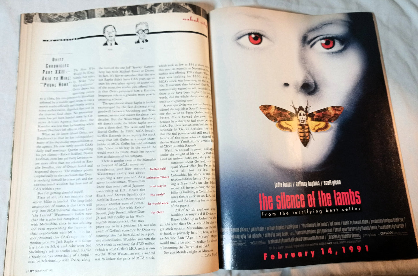 Spy Magazine February 1991 Bart Simpson Yuppie Scum Donald Trump - TulipStuff