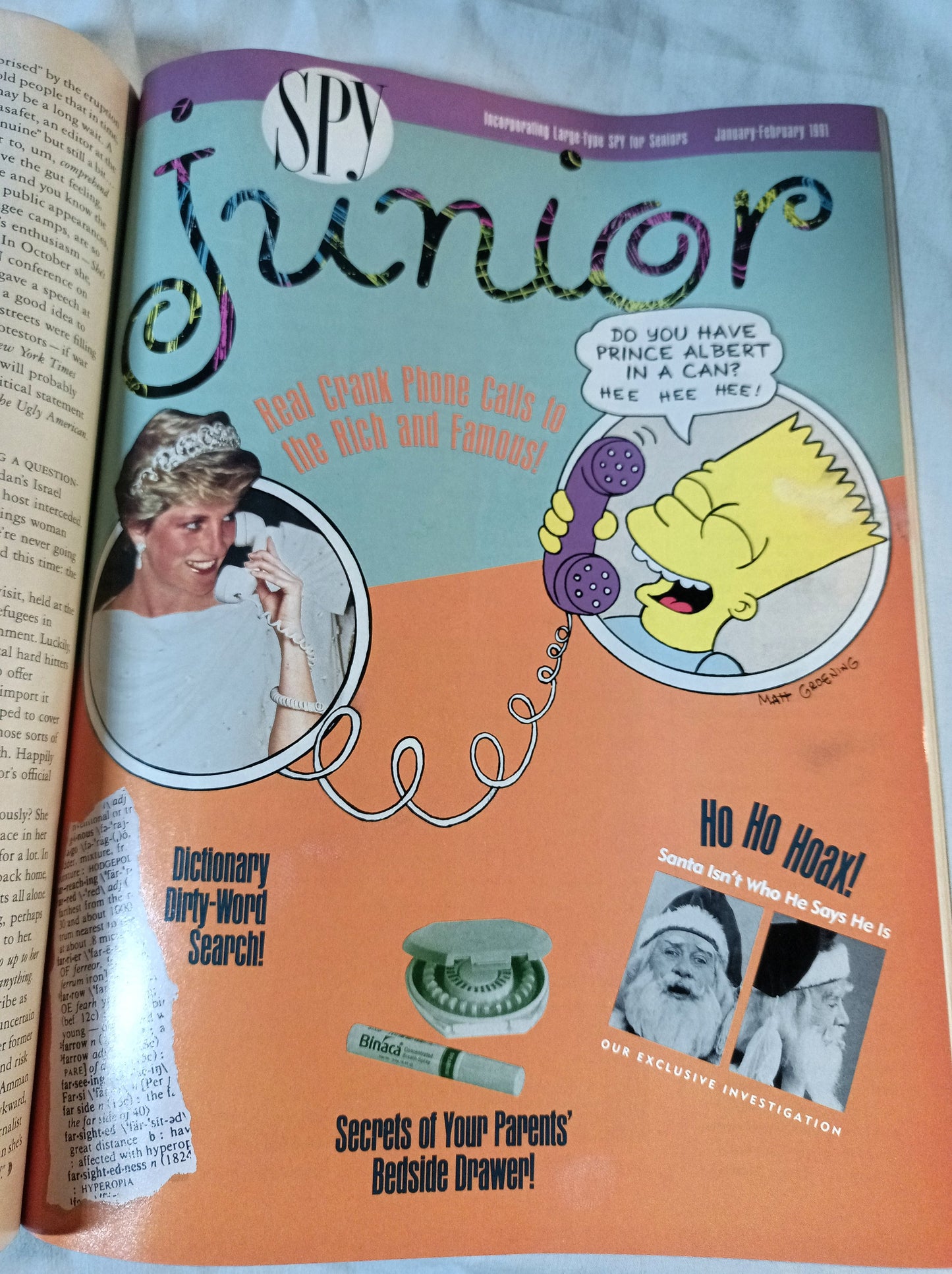 Spy Magazine February 1991 Bart Simpson Yuppie Scum Donald Trump - TulipStuff