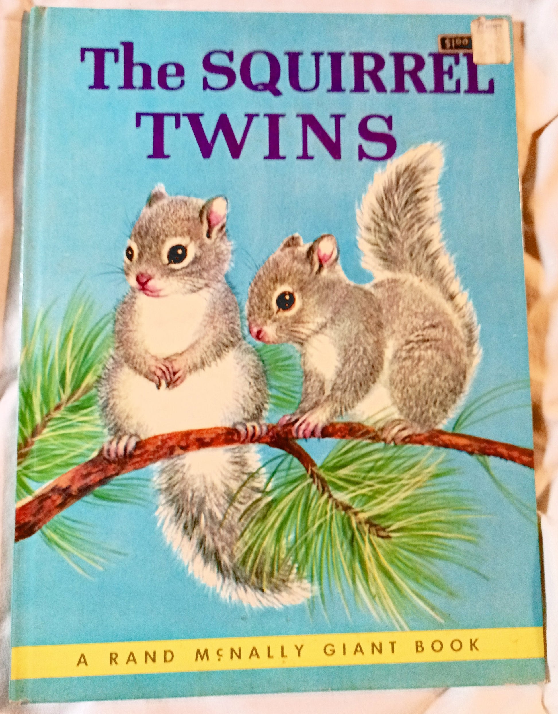 The Squirrel Twins Helen Wing Rand McNally Giant Book 1961 - TulipStuff