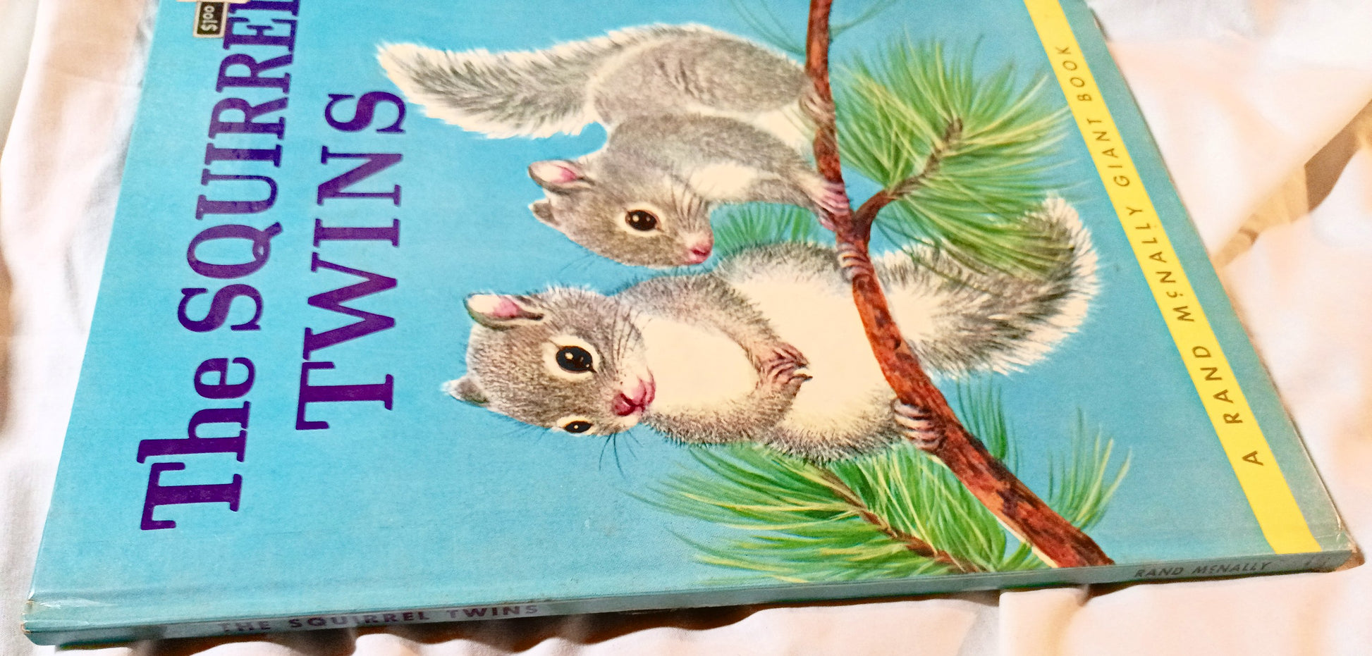 The Squirrel Twins Helen Wing Rand McNally Giant Book 1961 - TulipStuff