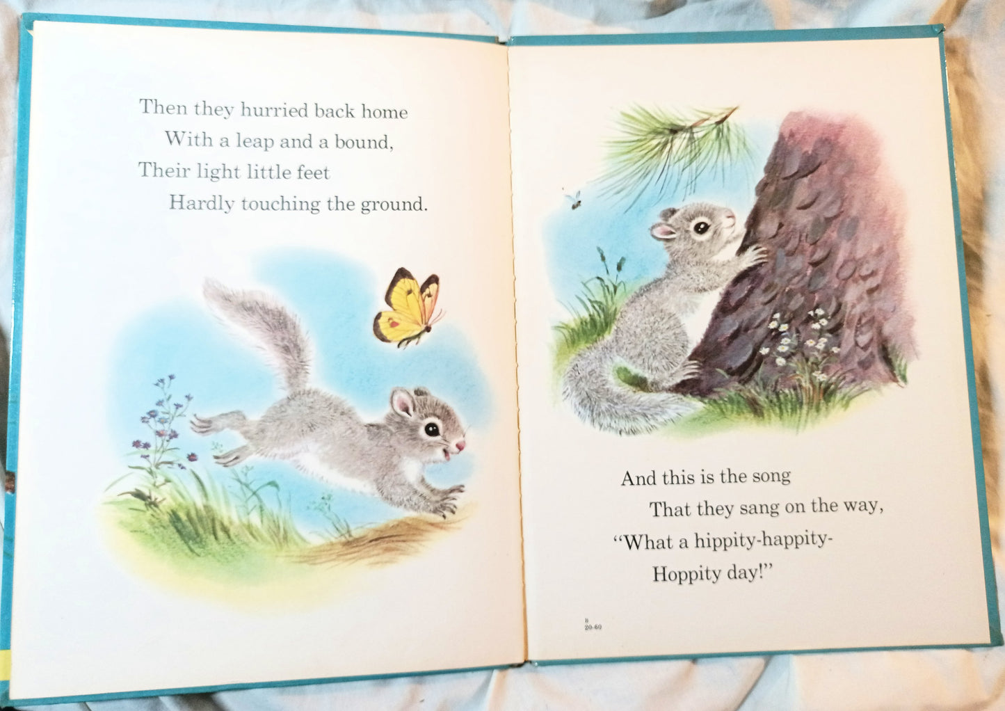 The Squirrel Twins Helen Wing Rand McNally Giant Book 1961 - TulipStuff