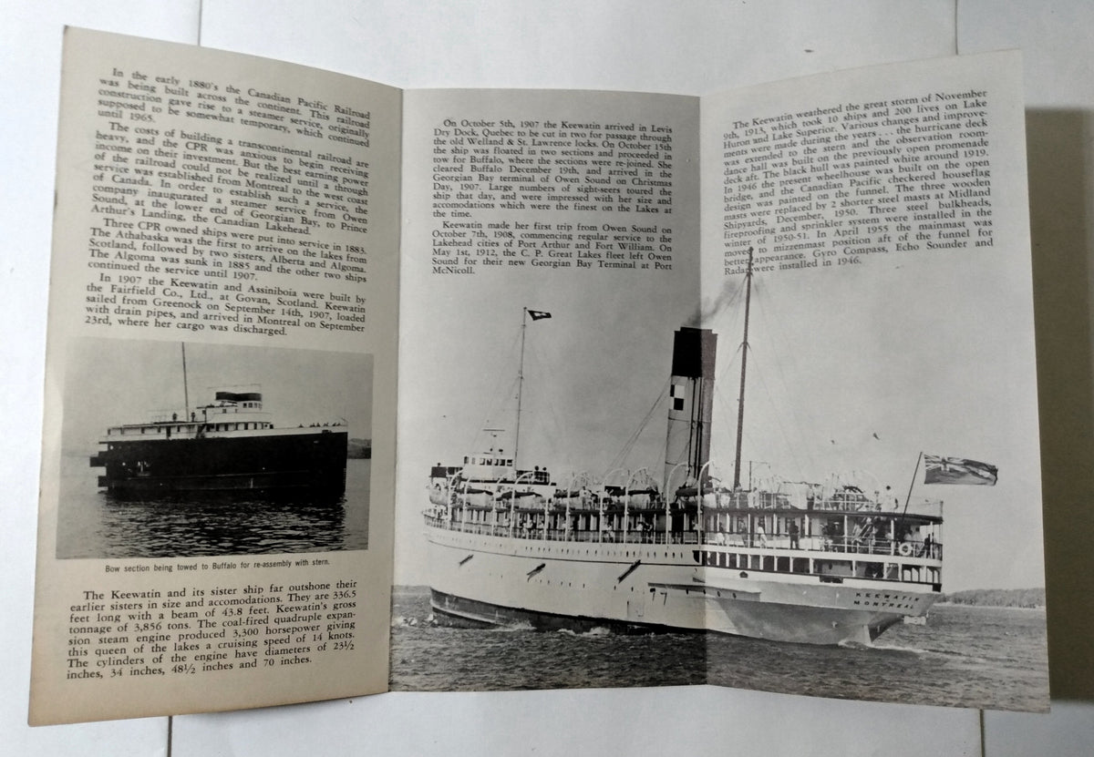 SS Keewatin Museum Ship Saugatuck Canadian Pacific Late 1960's – TulipStuff