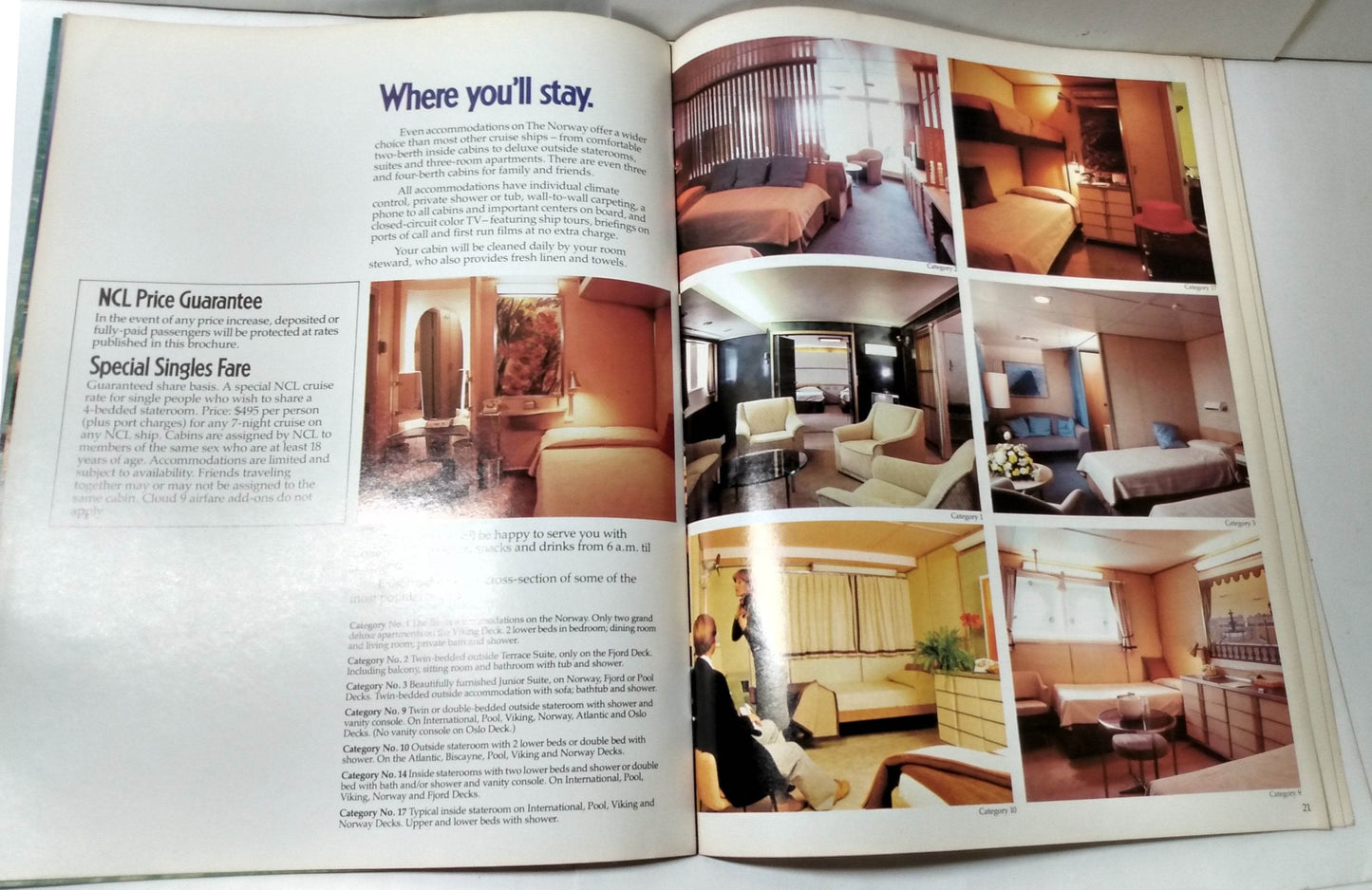 Norwegian Caribbean Lines NCL ss Norway 1982 Caribbean Brochure - TulipStuff