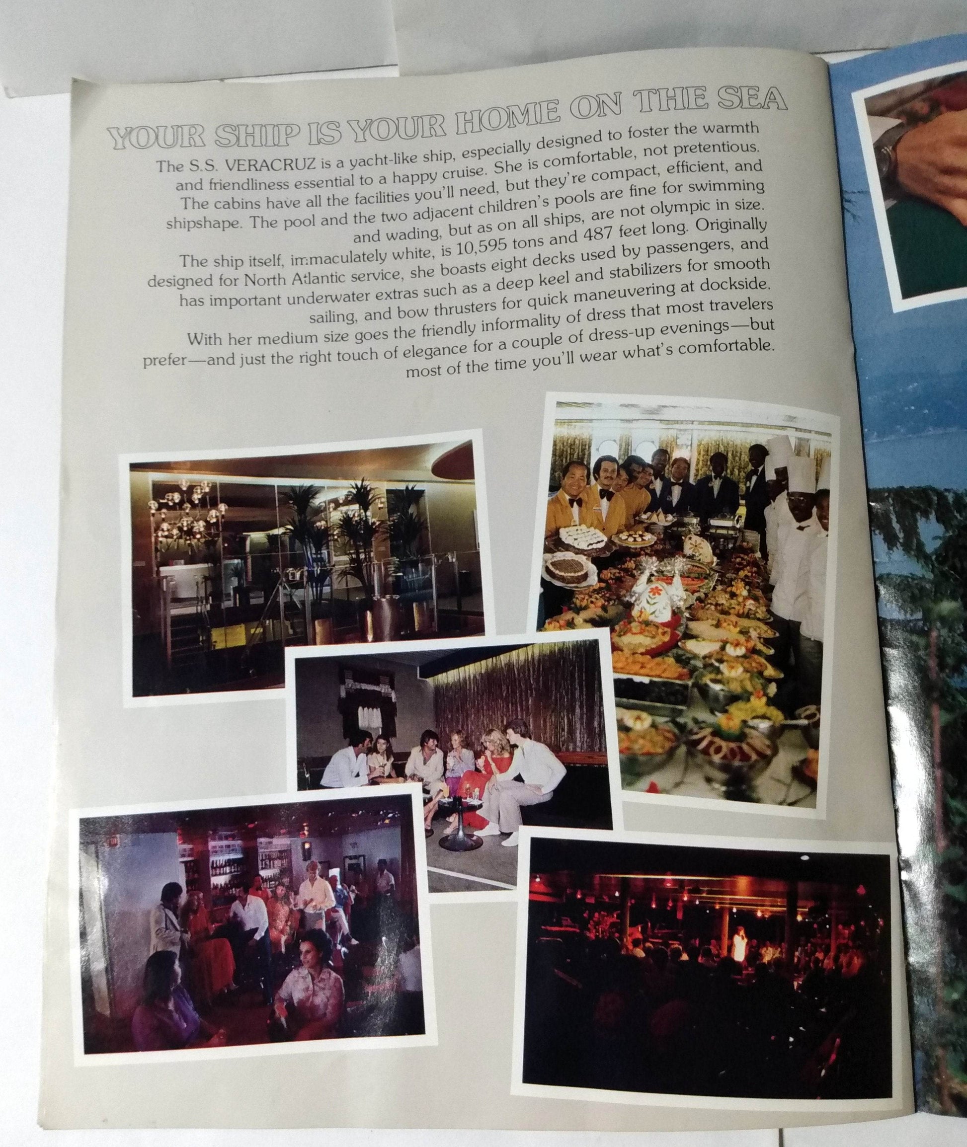 Bahama Cruise Line ss Veracruz Summer 1980 St Lawrence Canada Brochure - TulipStuff