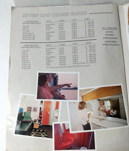 Bahama Cruise Line ss Veracruz Summer 1980 St Lawrence Canada Brochure - TulipStuff