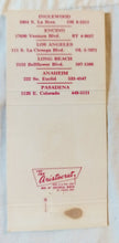 Load image into Gallery viewer, Standard Shoe Stores Southern California Matchbook Cover Mid 1960&#39;s
