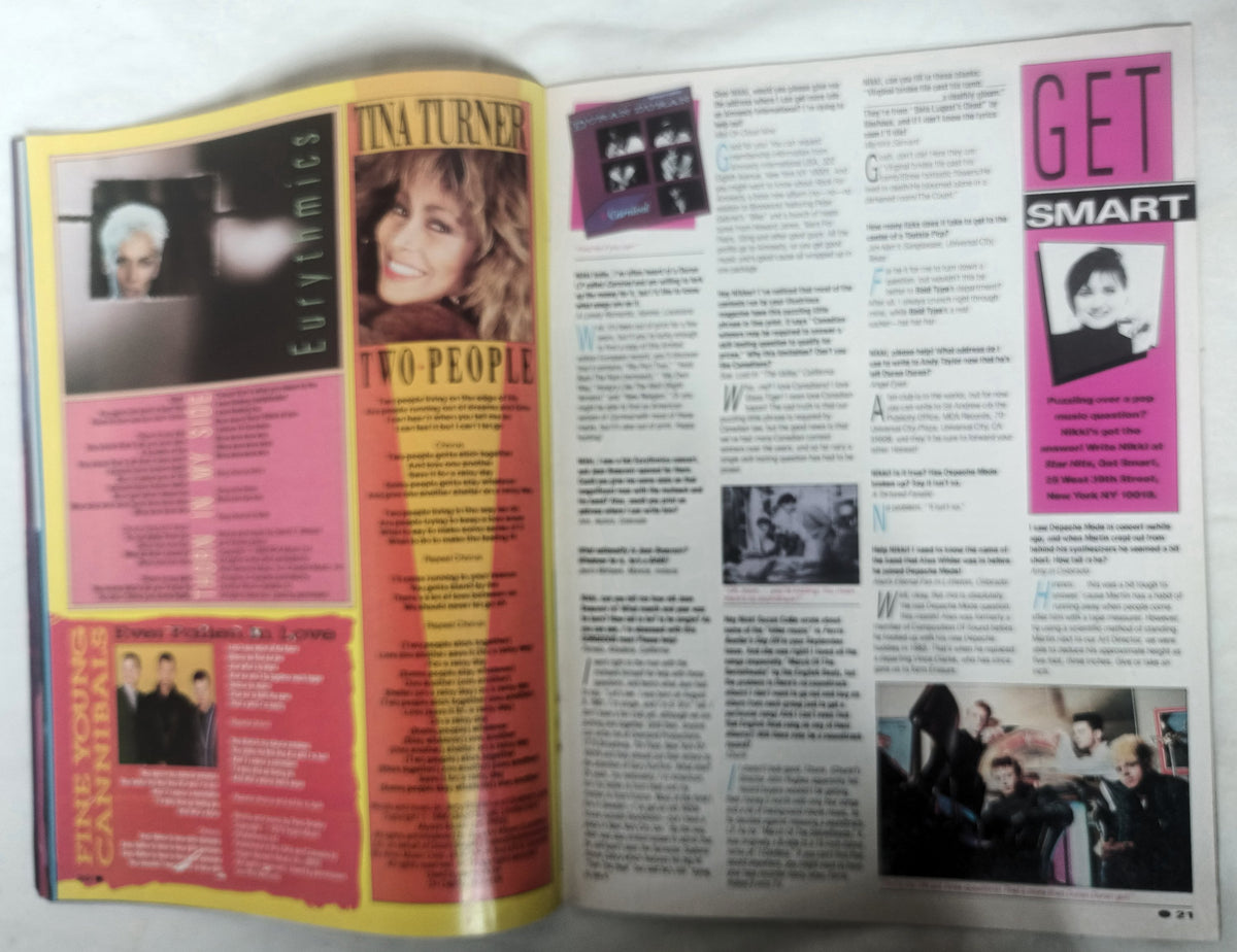 Star Hits Magazine March 1987 Howard Jones Monkees Police Til Tuesday - TulipStuff