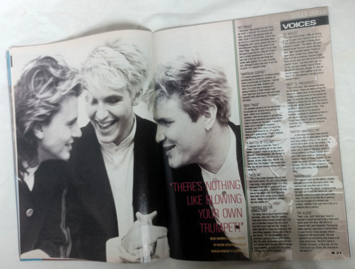 Star Hits Magazine March 1987 Howard Jones Monkees Police Til Tuesday - TulipStuff