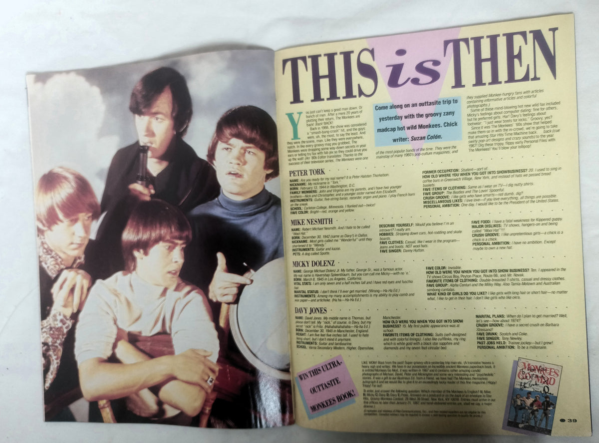 Star Hits Magazine March 1987 Howard Jones Monkees Police Til Tuesday - TulipStuff