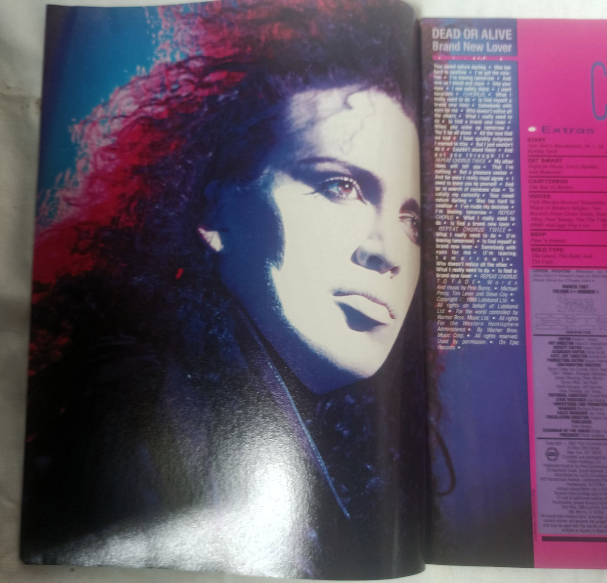 Star Hits Magazine March 1987 Howard Jones Monkees Police Til Tuesday - TulipStuff