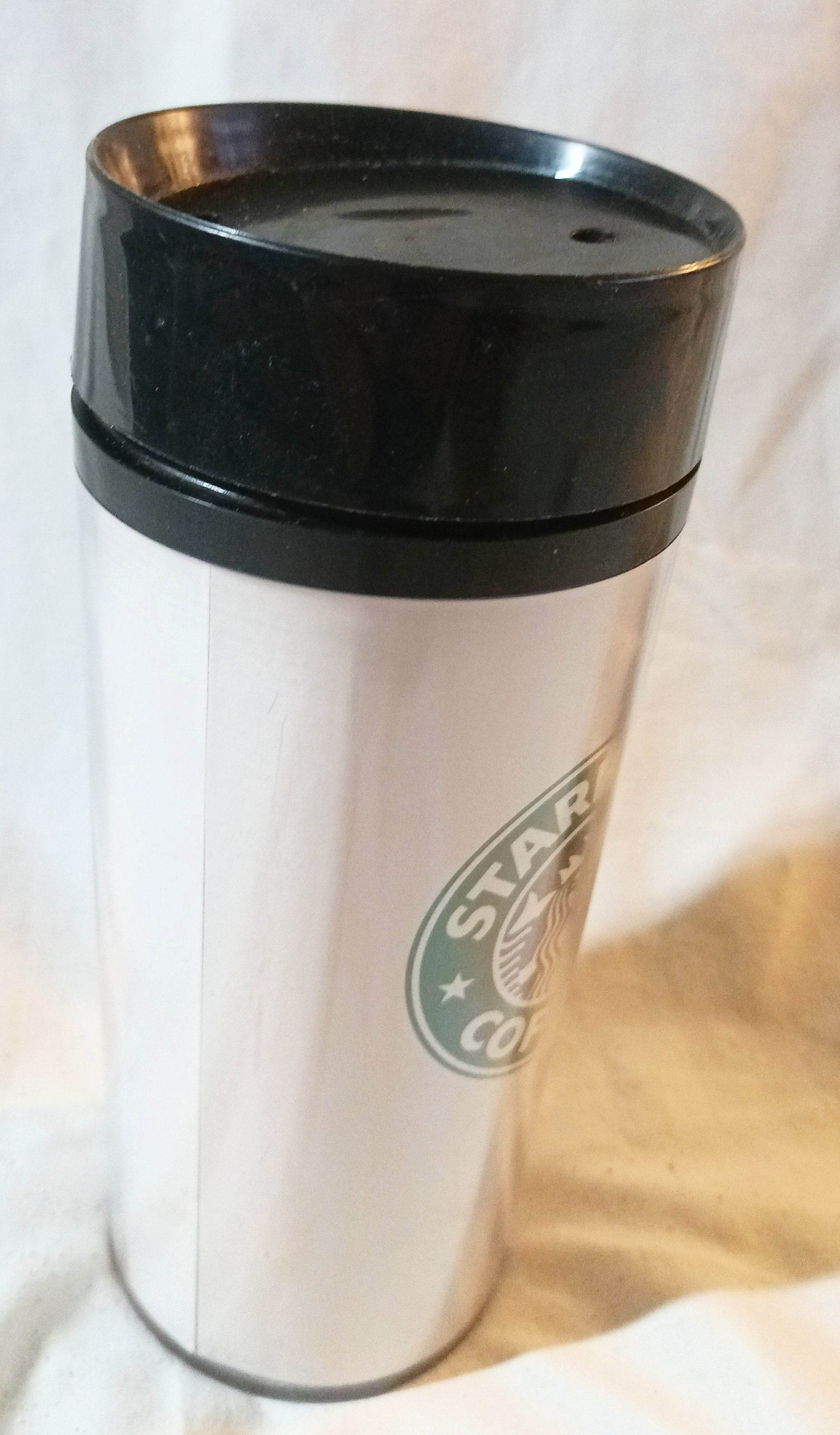 Starbucks Coffee 16 oz Thermo-Serv Tumbler Cup Siren Mermaid 1990's - TulipStuff