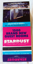 Load image into Gallery viewer, Stardust Resort And Casino Las Vegas Nevada Matchbook Cover 1990&#39;s - TulipStuff
