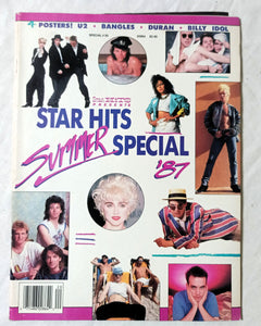 Star Hits Magazine Summer Special '87 U2 Bangles Billy Idol Duran Duran - TulipStuff