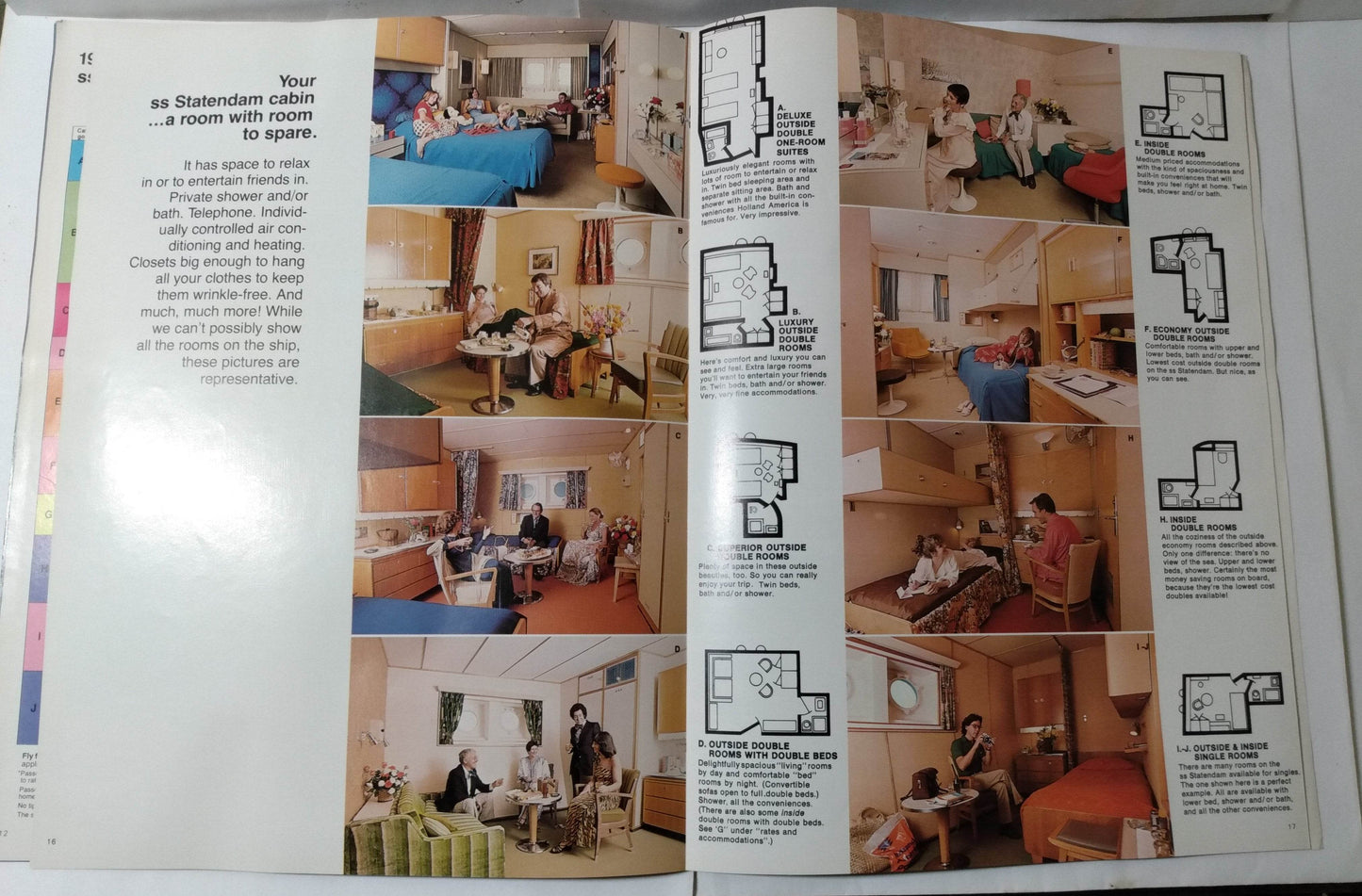 Holland America Cruises ss Statendam 1977-78 Caribbean Cruise Brochure - TulipStuff