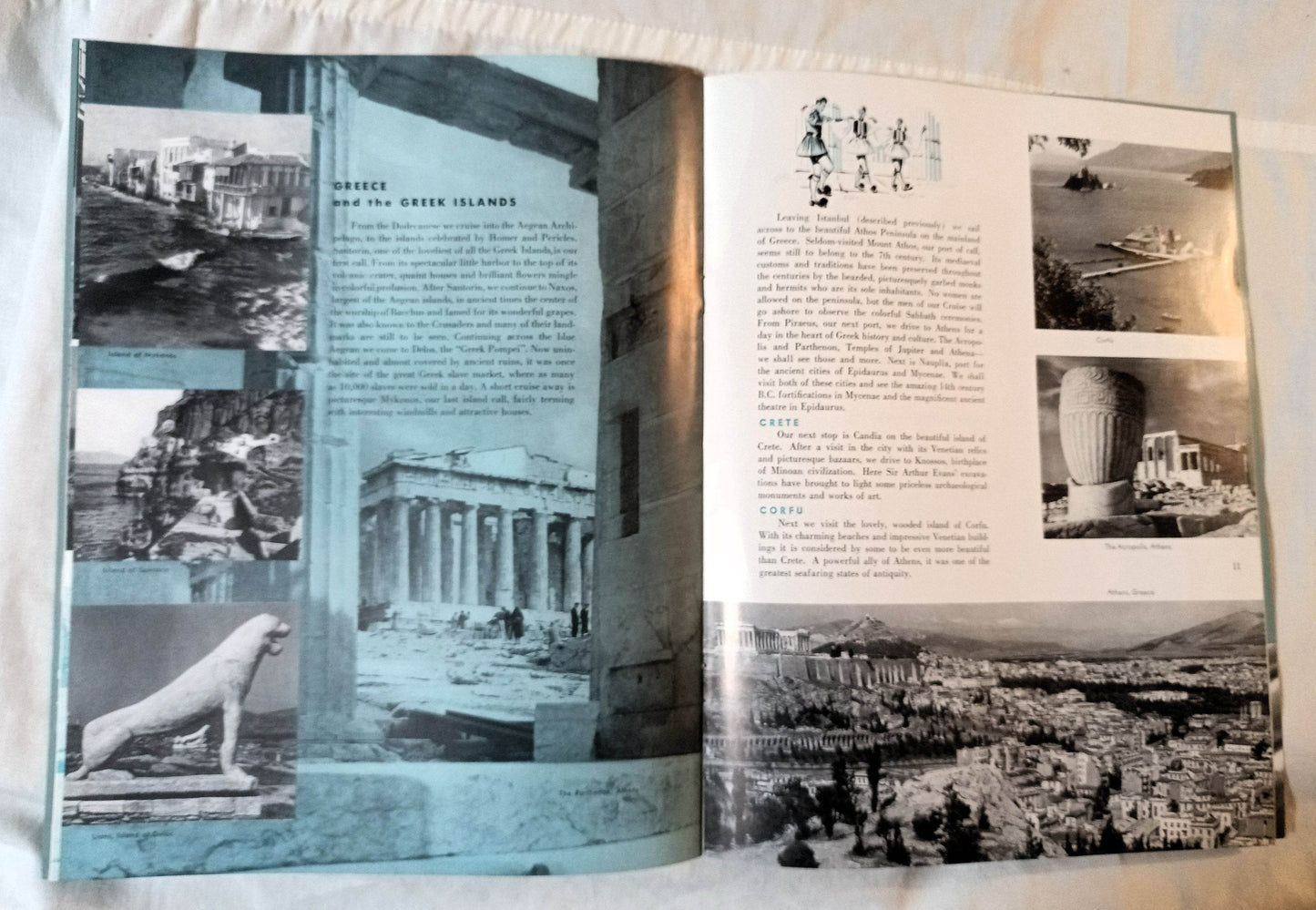 Clipper Line Stella Polaris 1952 Mediterranean Spring Cruise Brochure - TulipStuff