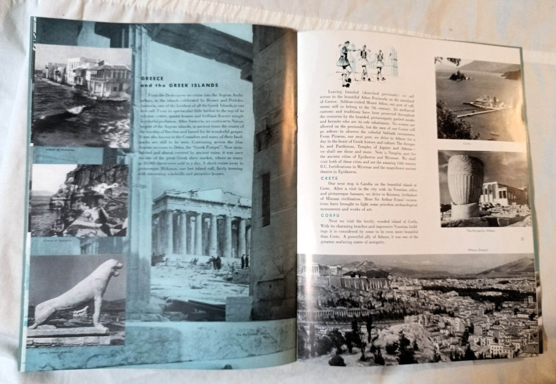 Clipper Line Stella Polaris 1952 Mediterranean Spring Cruise Brochure - TulipStuff