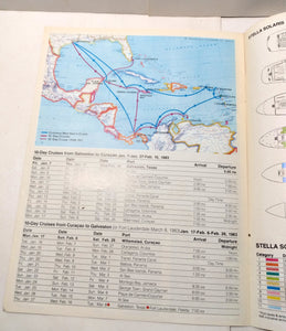 Sun Line Stella Solaris Winter 1982-83 Caribbean Mexico Cruises Brochure