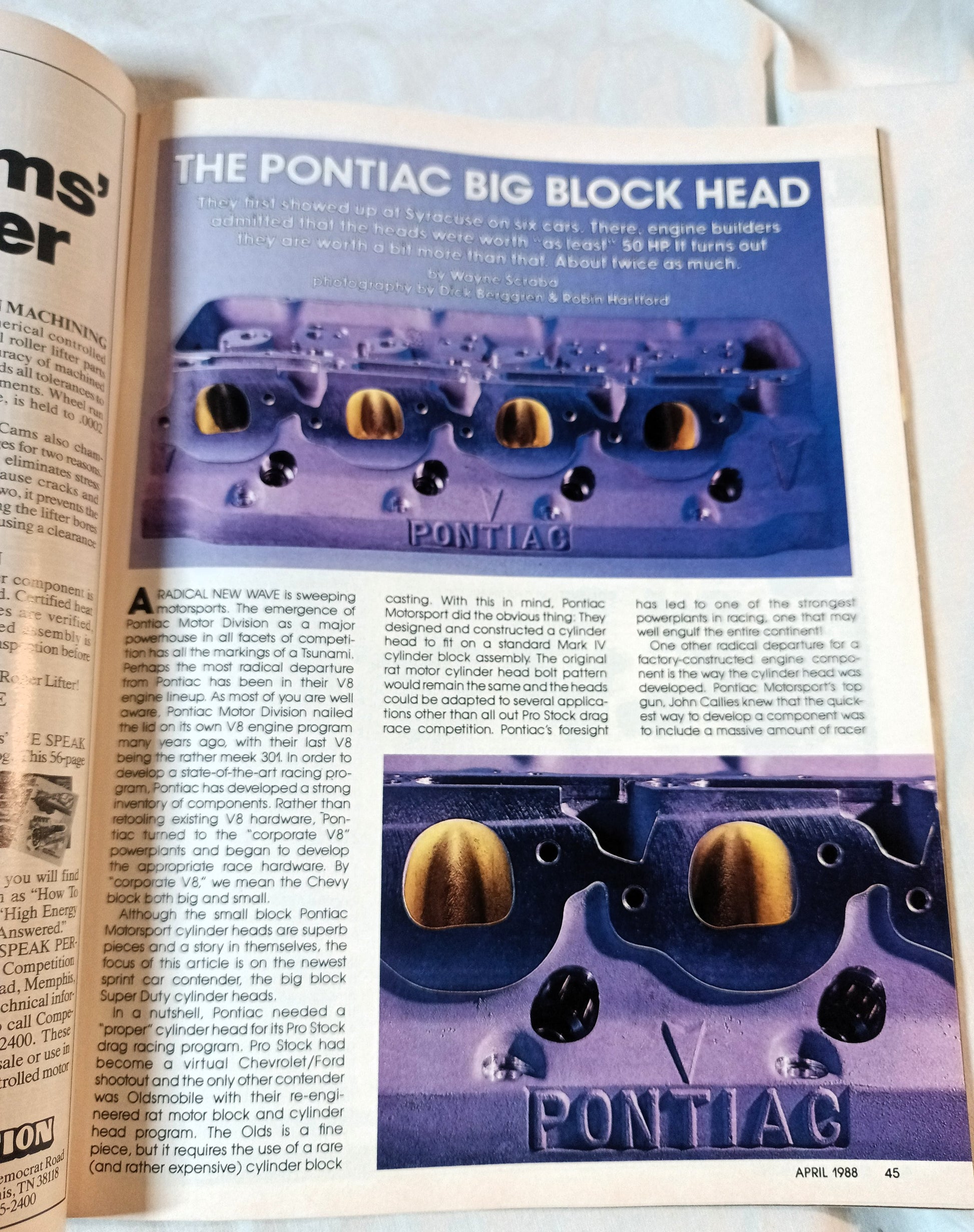 Stock Car Racing Magazine April 1988 Ken Schrader Winston Cup Cars - TulipStuff