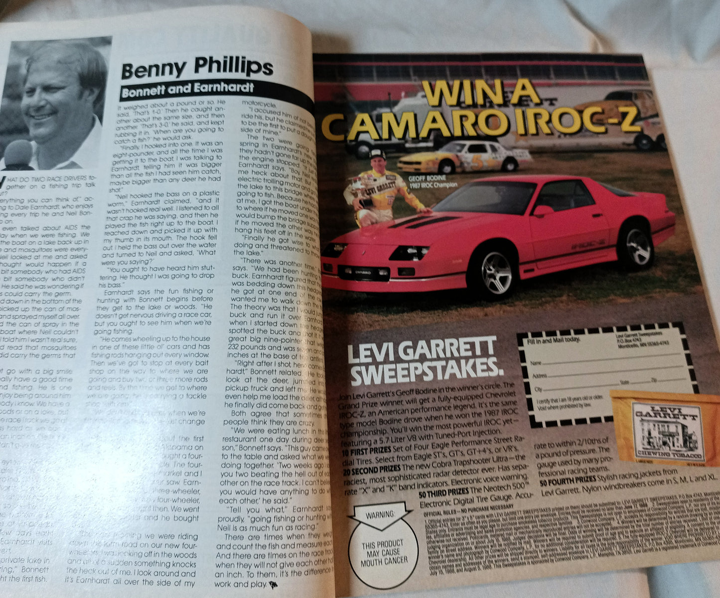 Stock Car Racing Magazine April 1988 Ken Schrader Winston Cup Cars - TulipStuff